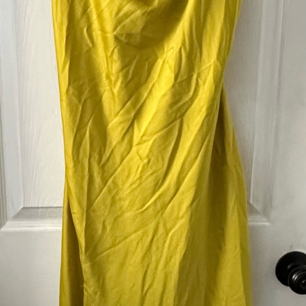 Iris Mustard Yellow Wedding Guest Formal Party Dress